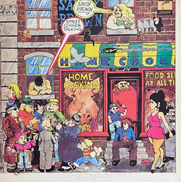 Savoy Brown – Street Corner Talking (G+, 1971, LP, Damaged/Clippled Cover, Parrot – PAS 71047)
