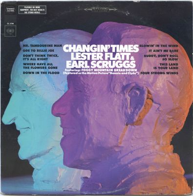 Lester Flatt &amp; Earl Scruggs – Changin' Times (VG+, LP, Reissue, Columbia – CS 9596)