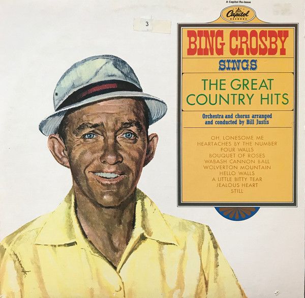 Bing Crosby – Sings The Great Country Hits (VG, LP, Reissue, Capitol Records – SM-11737, USA)