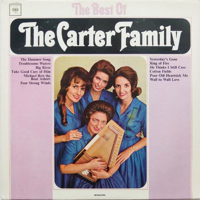 The Carter Family – The Best Of The Carter Family (G, 1965, LP, Mono, Columbia – CL 2319, USA)