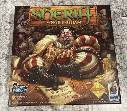 Sheriff of Nottingham (USED, 2014, First Edition, Arcane Wonders) Guaranteed Complete