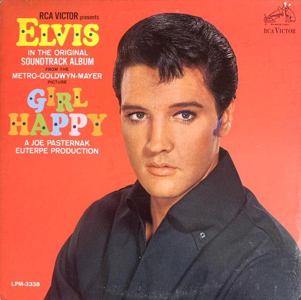Elvis Presley – Girl Happy (G+, 1965, LP, RCA Victor – LPM 3338)