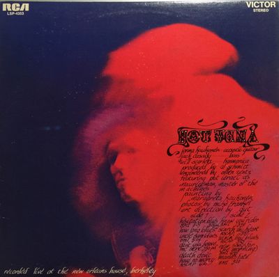 Hot Tuna – Hot Tuna Live At The New Orleans House (VG, 1970, LP, RCA Victor – LSP-4353)