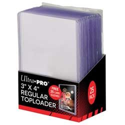 Ultra Pro 3" x4" Regular Toploader with Penny Sleeves (25)