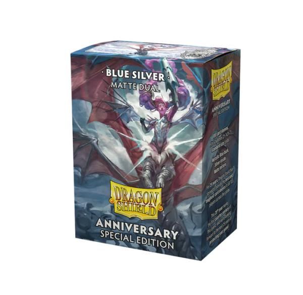Sleeves: Dragon Shield Matte Dual Cobalt &amp; Silver (100)