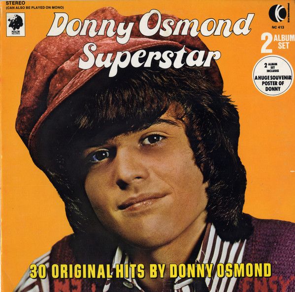 Donny Osmond – Superstar (VG, 1973, 2LP, Kolob / K-Tel – NC 413)