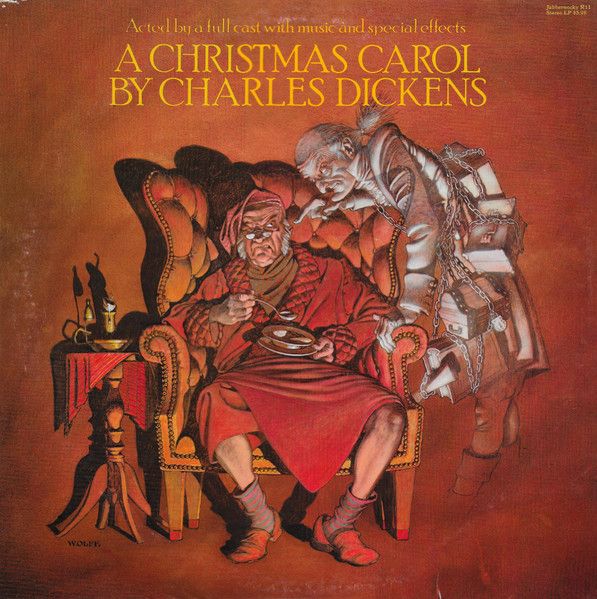 Various – A Christmas Carol By Charles Dickens (VG, 1973, LP, Jabberwocky – R11)