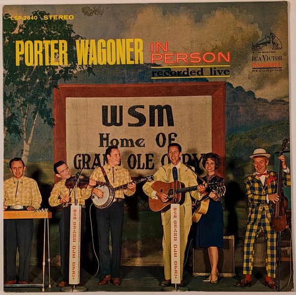 Porter Wagoner – In Person Recorded Live (VG, 1964, LP, RCA Victor – LSP-2840)