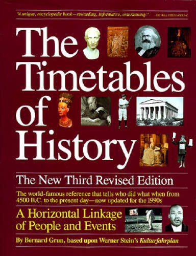 Grun, Bernard (900) The Timetables of History, 3rd Revised Edition (Softcover)