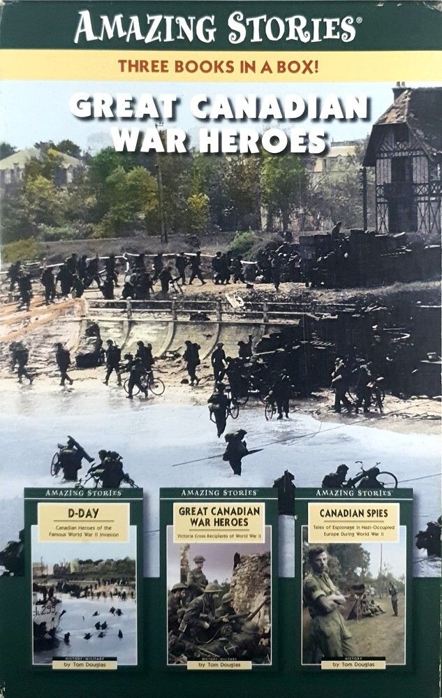 Douglas, Tom (971) Great Canadian War Heroes (3 Book Boxed Set)