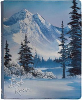 UP Zip Binder Pro - 9 Pocket Bob Ross Winter Paradise