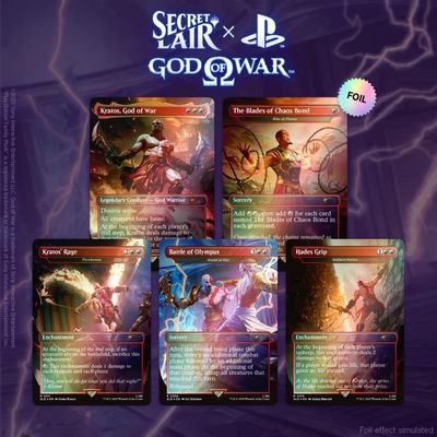 Secret Lair x God of War: Greek Traditional Foil Edition