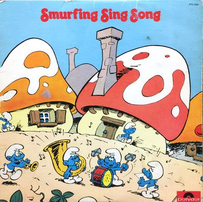 The Smurfs – Smurfing Sing Song (VG, 1980, LP, Polydor – PTV-1004)