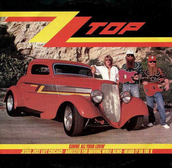 ZZ Top – Gimme All Your Lovin' (VG, 1983, EP, 45 RPM, Warner Bros. Records – W 9693 (T) / W9693T, UK)
