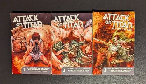 Attack on Titan: Before the Fall (3 Book Bundle, Issues 1 - 3)