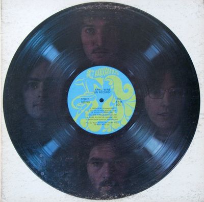 April Wine – On Record (VG, 1972, LP, Aquarius Records – AQR 503) Cover Damage