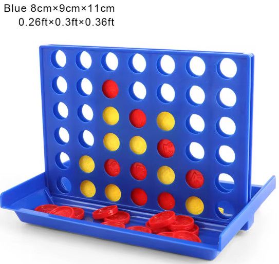 Connect 4 In A Row Four (Mini Size, Small Pieces)