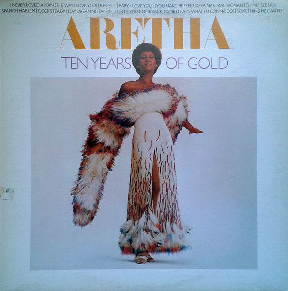 Aretha Franklin – Ten Years Of Gold (VG, 1976, LP, Atlantic – SD 18204)
