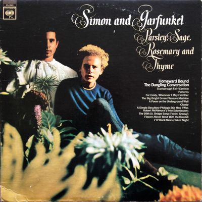 Simon &amp; Garfunkel – Parsley, Sage, Rosemary And Thyme (VG, 1966, LP, Stereo, “360 Sound” two-eye label, Columbia – CS 9363)