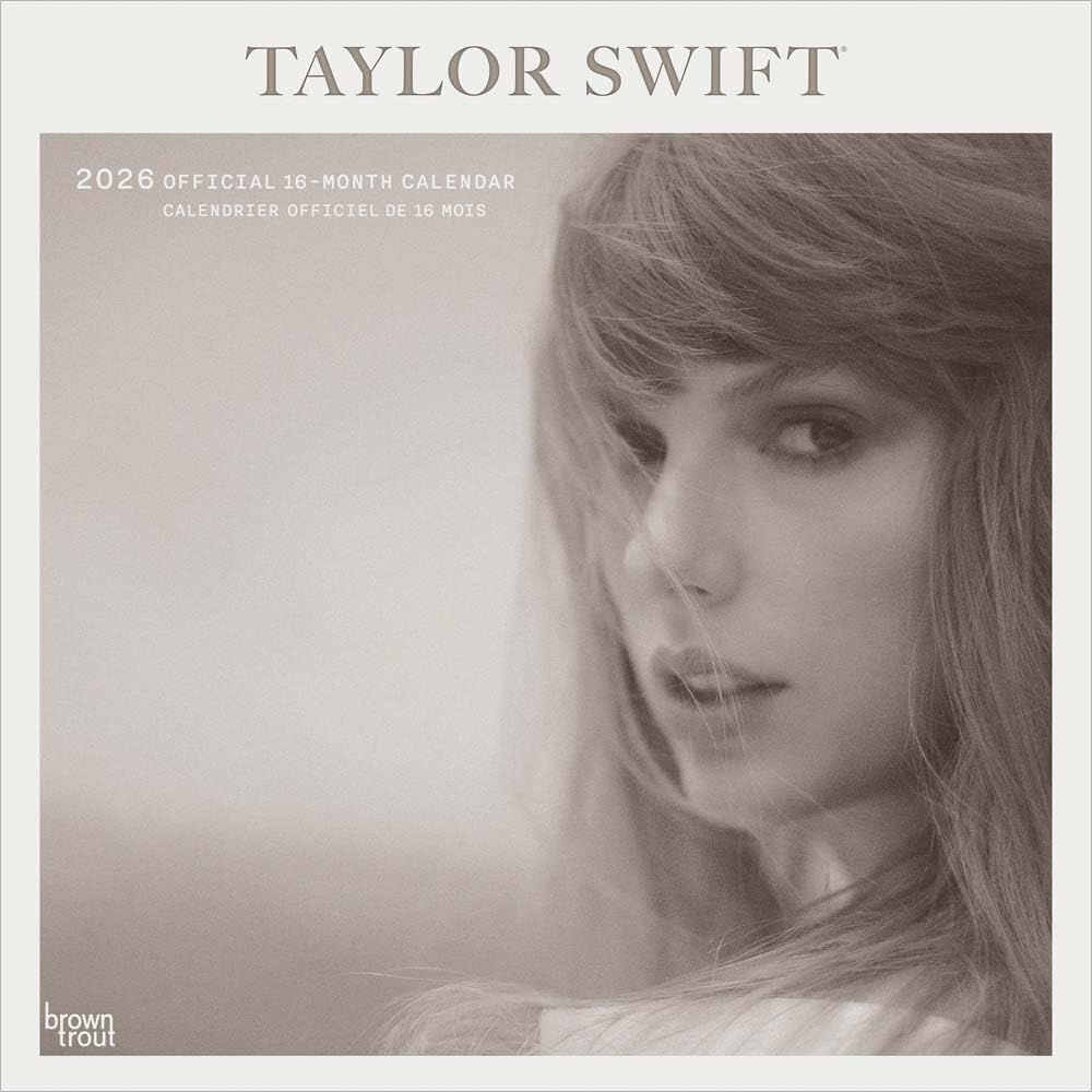 Taylor Swift Official 2026 Wall Calendar (12 x 24 Inch)