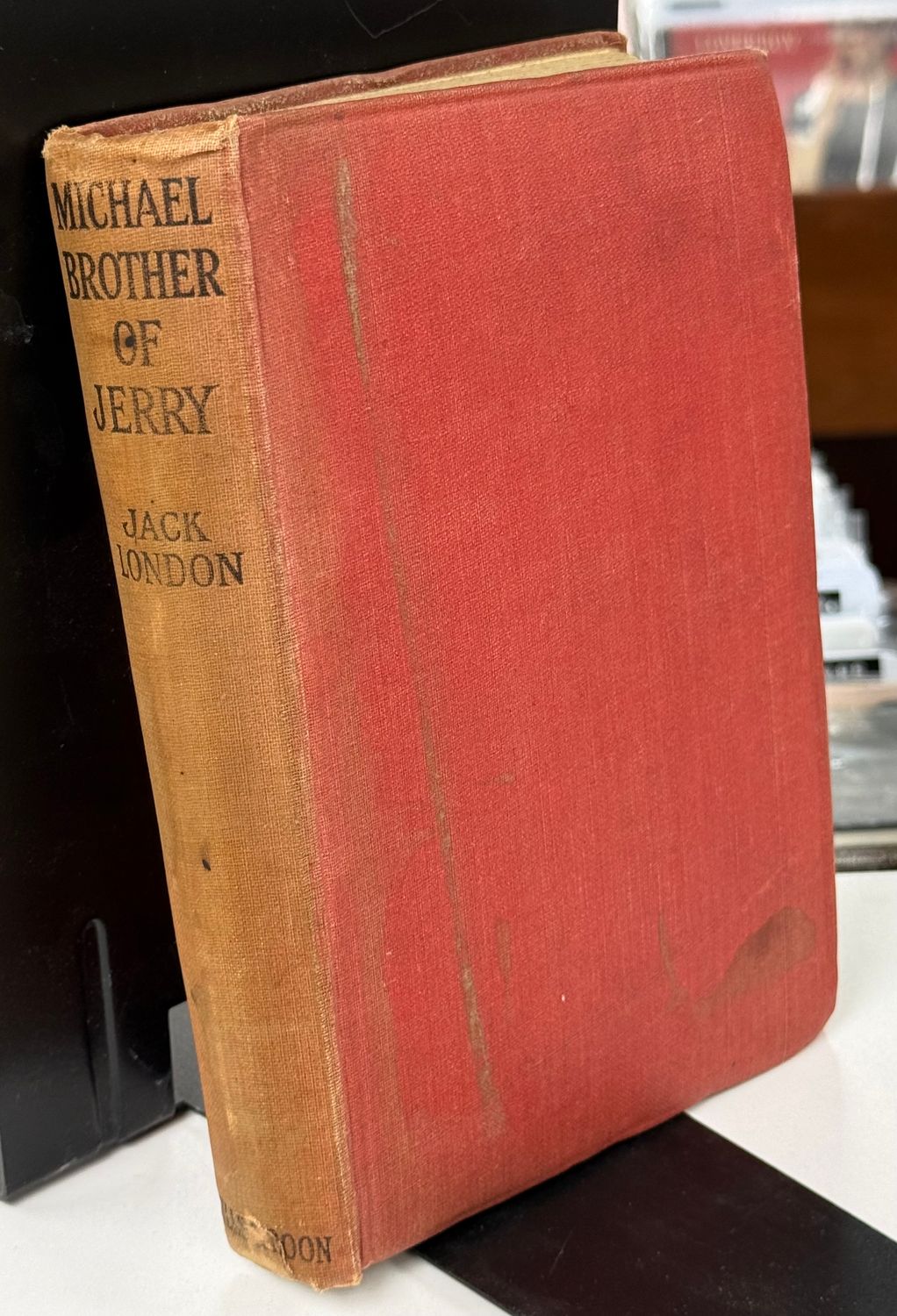 London, Jack -  Michael Brother of Jerry (1917, 1st Edition, Mills &amp; Boon, London, HC, No DJ)