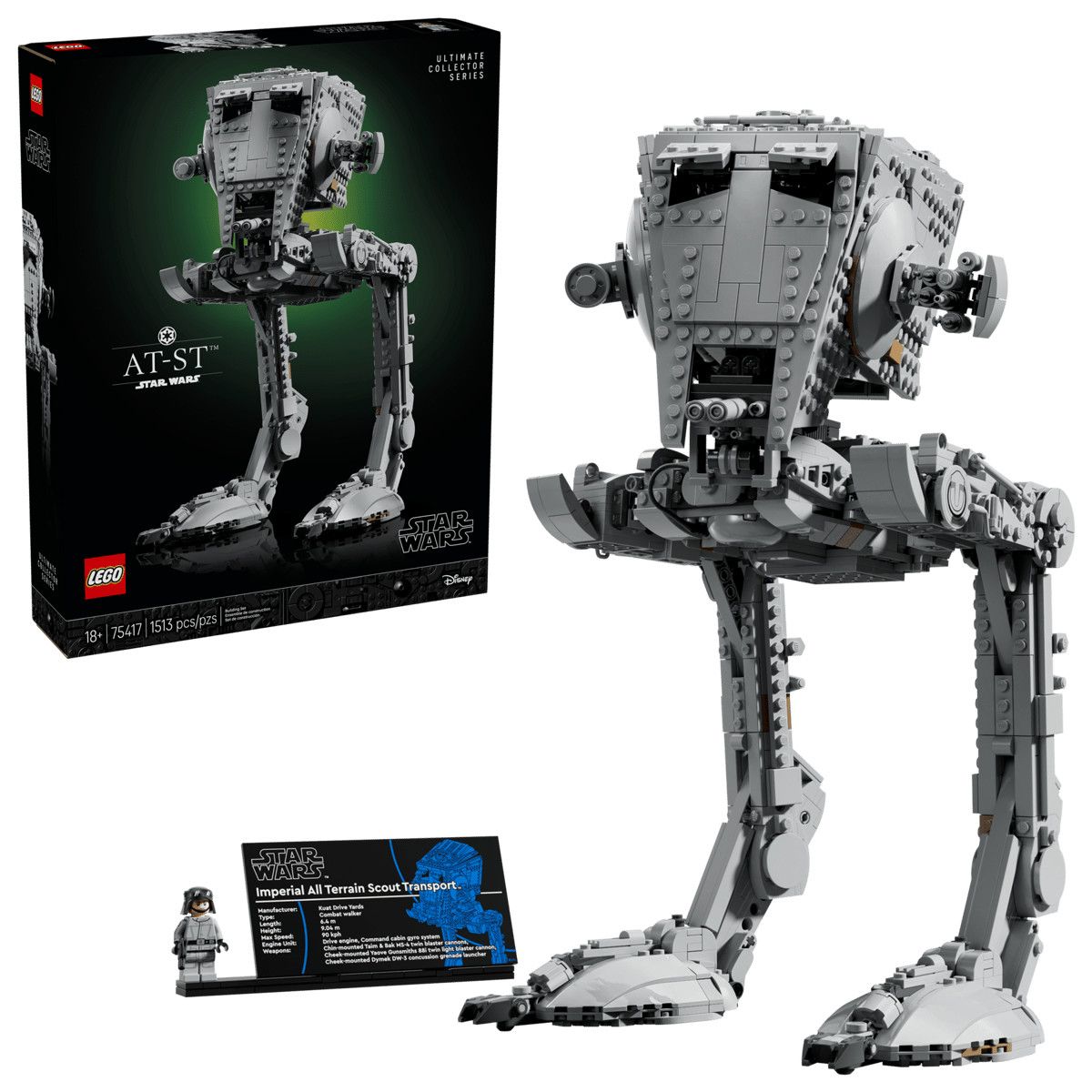 75417 - STAR WARS - AT-ST Walker - 1513 Pieces