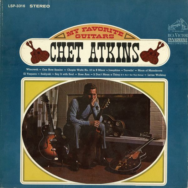 Chet Atkins – My Favorite Guitars (G+, 1965, LP, RCA Victor – LSP-3316)