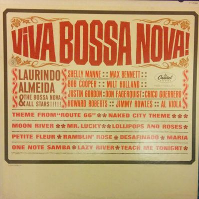Laurindo Almeida &amp; The Bossa Nova Allstars – Viva Bossa Nova! (VG, 1962, LP, Mono, Capitol Records – T-1759)