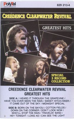 Creedence Clearwater Revival – Greatest Hits Tape 2 (CAS, 1986)