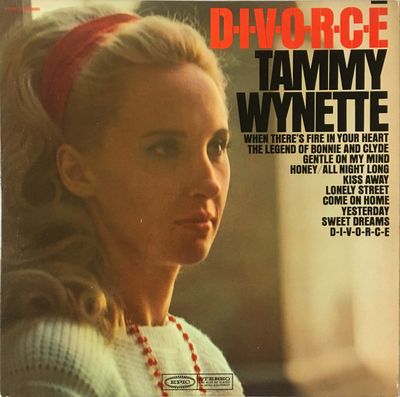 Tammy Wynette – D-I-V-O-R-C-E / DIVORCE (VG, 1968, LP, Epic – BN 26392)