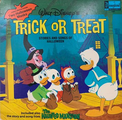 Walt Disney's Trick Or Treat - Stories And Songs Of Halloween (VG, 1974, LP, Disneyland – 1358)