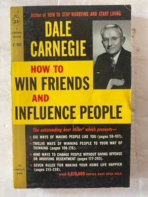 Carnegie, Dale (158.SA) How to Win Friends and Influence People (1960, 7th Printing, Cardinal PB)