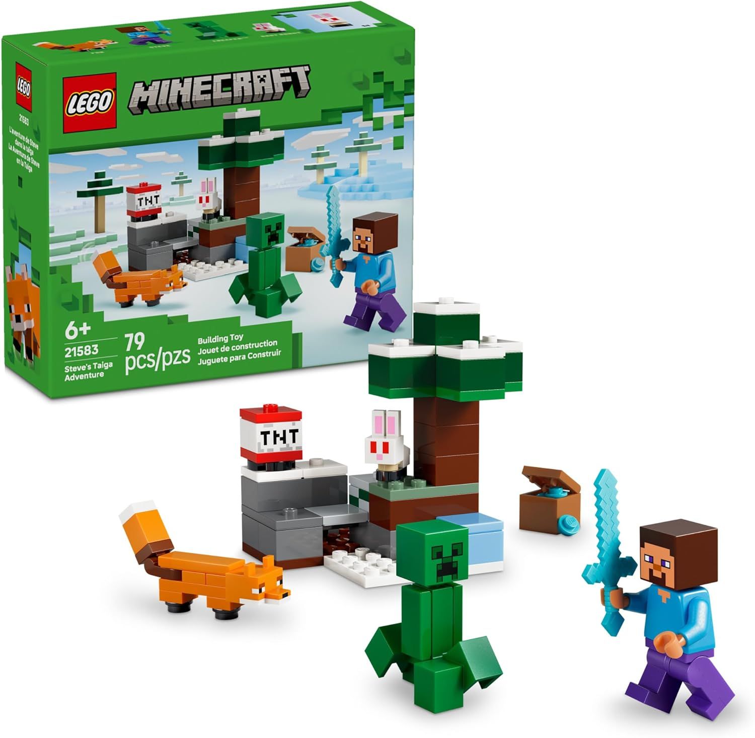 21583 - MINECRAFT - Steve's Taiga Adventure - 76pcs