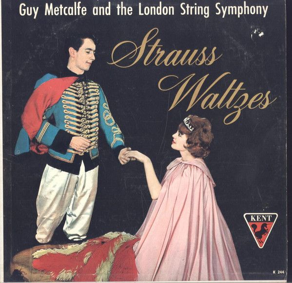 Strauss / Guy Metcalfe, The London String Symphony – Strauss Waltzes (VG, c1959, LP, Kent – K 244)