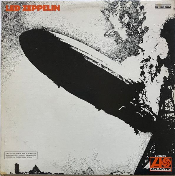 Led Zeppelin – Led Zeppelin (Self-titled) (G+, 1969, LP, 2nd Canadian Pressing, Red Label, Atlantic – SD 8216)