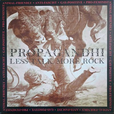 Propagandhi – Less Talk, More Rock (VG+, 2009, LP, Fat Wreck Chords – FAT666-1)