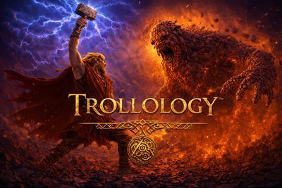 Trollology™ Thor vs Ymir’skuggi (6" x 9" HD Pro Glossy Print)