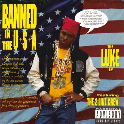Luke Featuring The 2 Live Crew – Banned In The U.S.A. USA (CD)