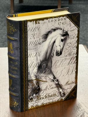 Punch Studio The History Of Equestrian Arts &amp; Sports (Faux Book Storage Box)