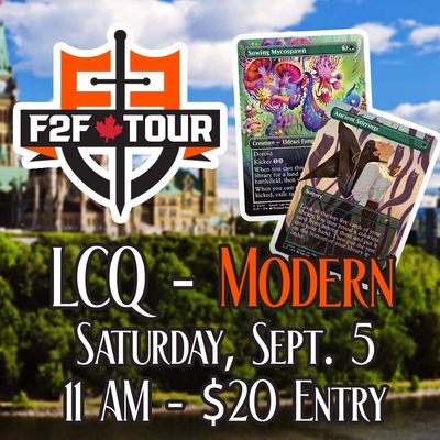 F2F Tour LCQ - Modern - September 5 @ 11 AM