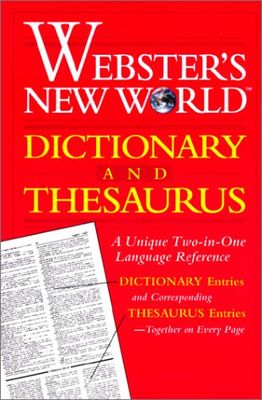 Webster's New World Dictionary and Thesaurus (Softcover)