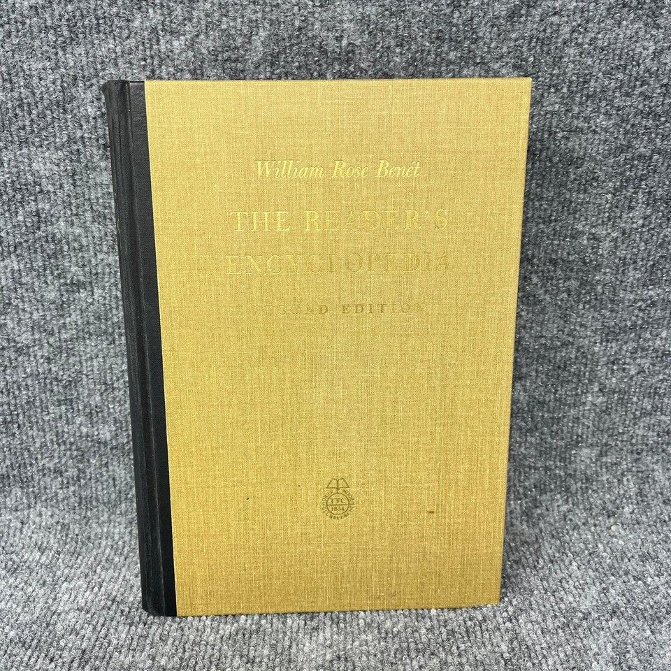 Benet, William Rose (030) The Reader's Encyclopedia, Second Edition (1965, Thumb Indexed, HC, No DJ)