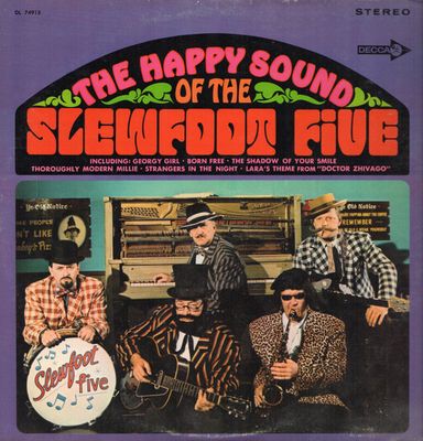 The Slewfoot Five – The Happy Sound Of The Slewfoot Five (G+, 1967, LP, Decca – DL 74915)