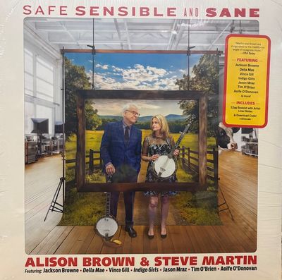 Alison Brown, Steve Martin – Safe, Sensible And Sane (New, 2025, Compass Records – COM48551)