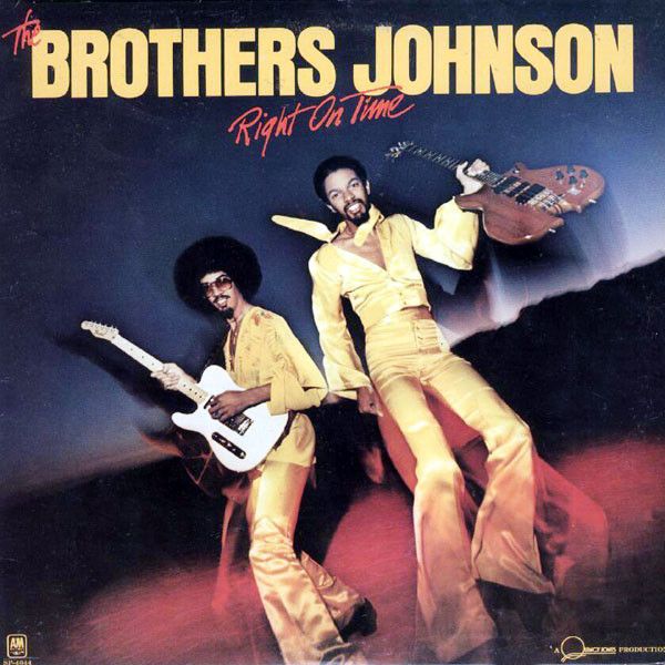 Brothers Johnson – Right On Time (VG+, 1977, Open Shrink with Hype Sticker &amp; Booklet, LP, A&amp;M Records – SP-4644)