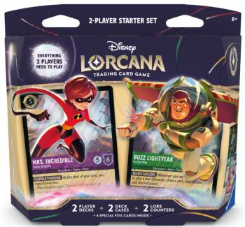 Lorcana Wilds Unknown Two-Player Starter Deck Elastagirl/Buzz Lightyear