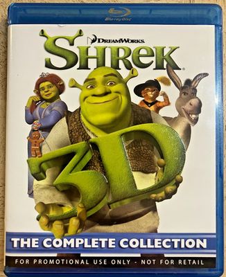 Shrek 3D The Complete Collection 1 2 3 4 (3D Blu-Ray) All Four Films In Stunning 3D