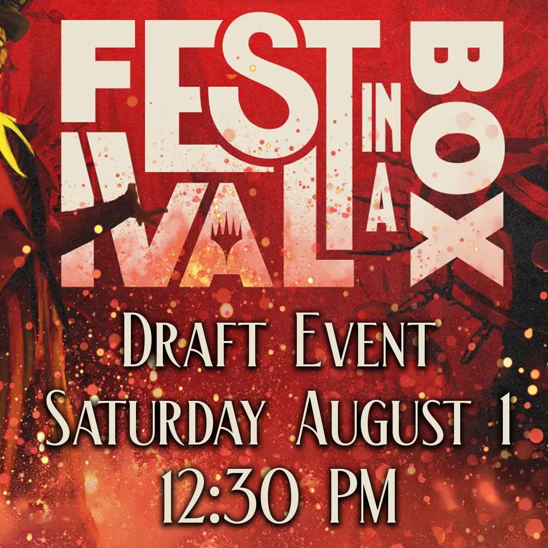 Festival In a Box Las Vegas 2026 Draft Entry - August 1 @12:30
