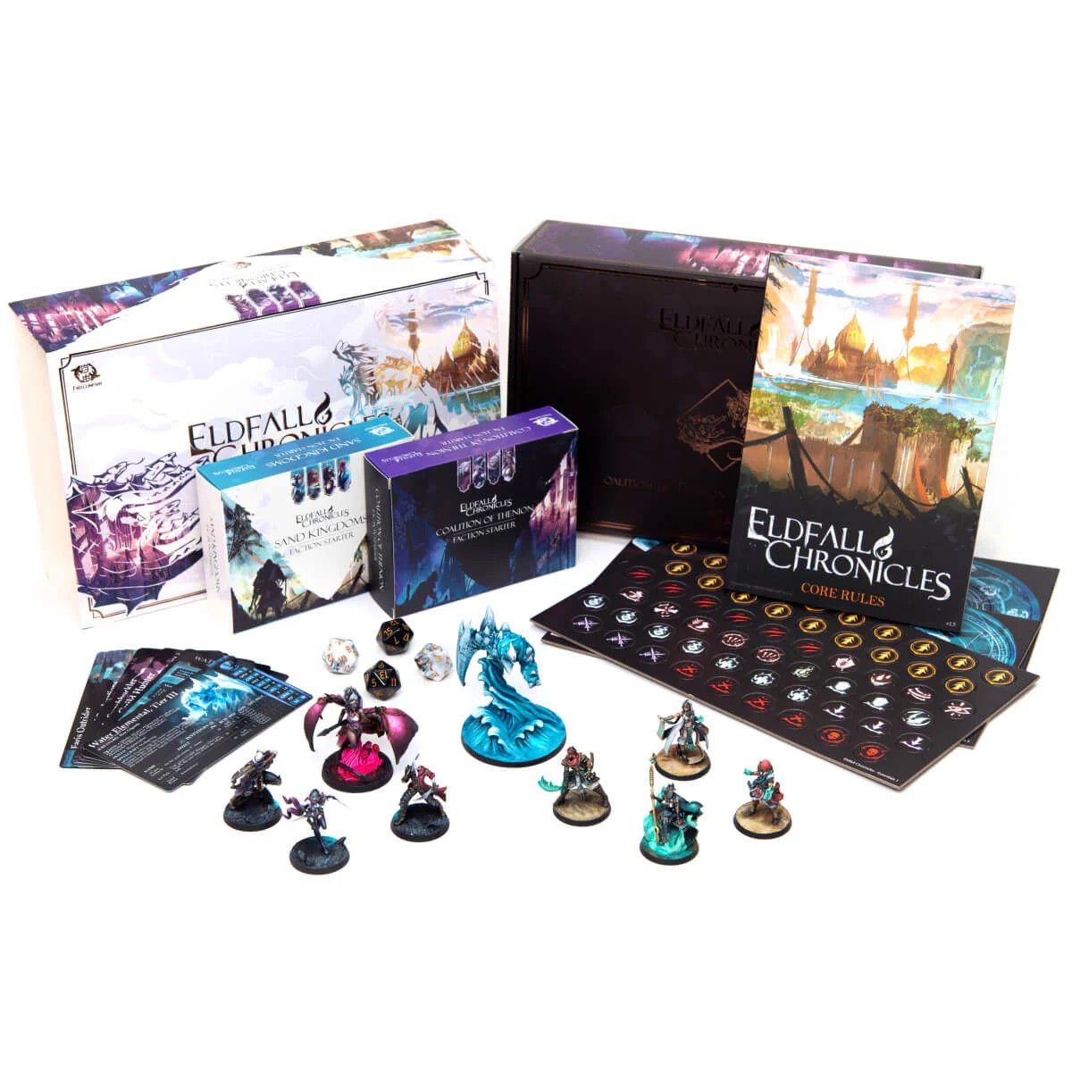 Eldfall Chronicles - Two Player Starter Set: Coalition of Thenion Vs Sand Kingdoms