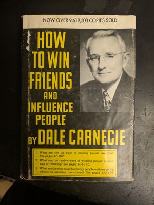 Carnegie, Dale(158.SA)  How to Win Friends and Influence People (1964 HC 114th print-WITH SLEEVE)